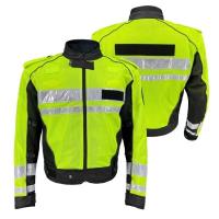 China Police Fluorescent Jacket Vest Reflective Motorcycle Riding Wear Clothing factory