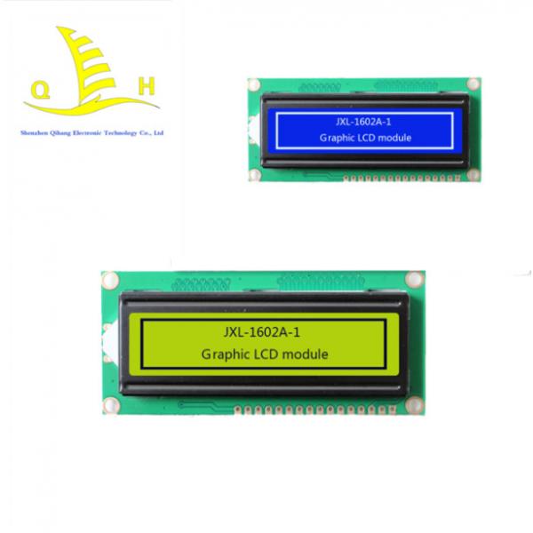 Quality Customize STN FSTN KS0066 IC 2 Line 1602 Character Lcd Display Module for sale