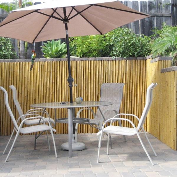 Quality 180cm Decorative Bamboo Fence Natural Bamboo Fence Garden Bamboo Rolled for sale
