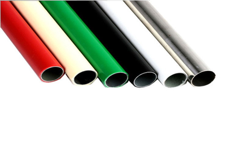 China PE / ABS Coated Steel Pipe And Flexible PVC Pipe For Pipe Racking System factory