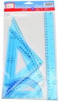 Buy cheap clear plastic Geometric Ruler Set Art Stationery for students study from wholesalers