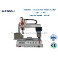 China Step Motor Photoelectric Switch Screw Locking / Fastening Machine With 3 Axis HS-SL331 factory