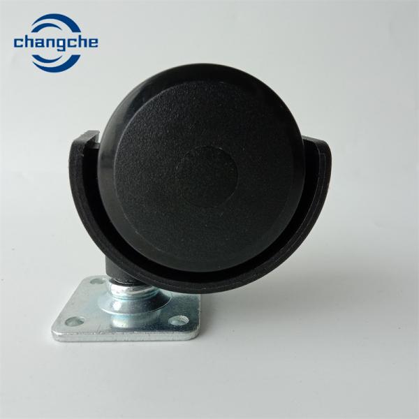 Quality Suitcase PP Threaded Stem Furniture Casters Swivel Plate Casters 50mm for sale