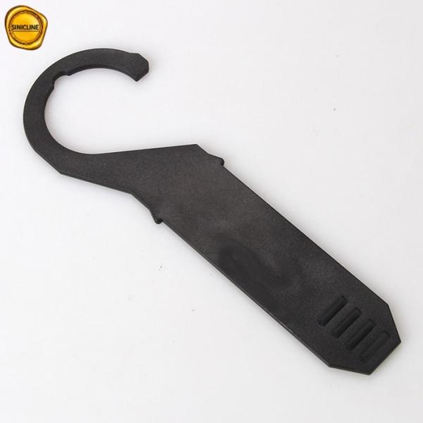 Quality 30mm*160mm Black 2.5mm Plastic Belt Hook For Shop Display for sale
