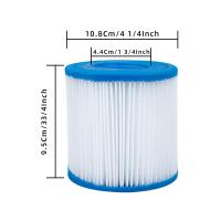 China Water Amusement Places Filter C-4313 PBW4PAIR FC-3753 for Pool Pumps and Hot Tub Spas factory