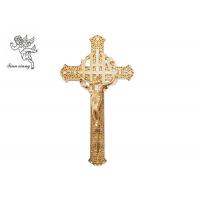 Quality Coffin Cross Manufacturer Size 29 × 16cm , Different Color Jesus 4# Casket for sale