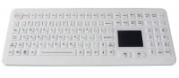 China IP68 Desktop Waterproof Rubber Medical Grade Keyboards with Touchpad with USB factory