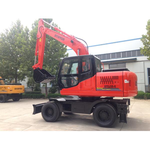 Quality 25MPa Rubber Tire Earth Excavation Machine for sale