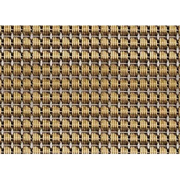 Quality 4.6mm Plain Woven Architectural Wire Mesh Panels Anti Bronze Fabric Cladding for sale
