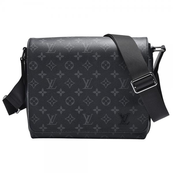 Quality OEM Cowhide Branded Shoulder Bag Mens Louis Vuitton District PM Messenger Style for sale