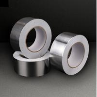 Quality Utility Grade Aluminum Foil Adhesive Tape 25um Synthetic Rubber Resin Silicone for sale