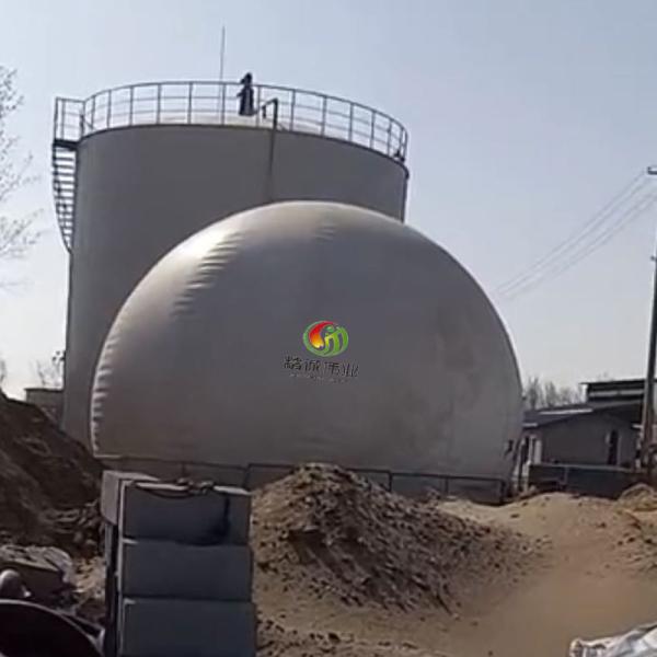 Quality Temperature Range-30℃~+70℃ Double Membrane Gas Holder Customized Size for sale