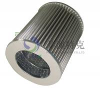 China Pleated Natural Gas Filter Element 10 Micron Accuracy 6.4MPa Working Pressure factory
