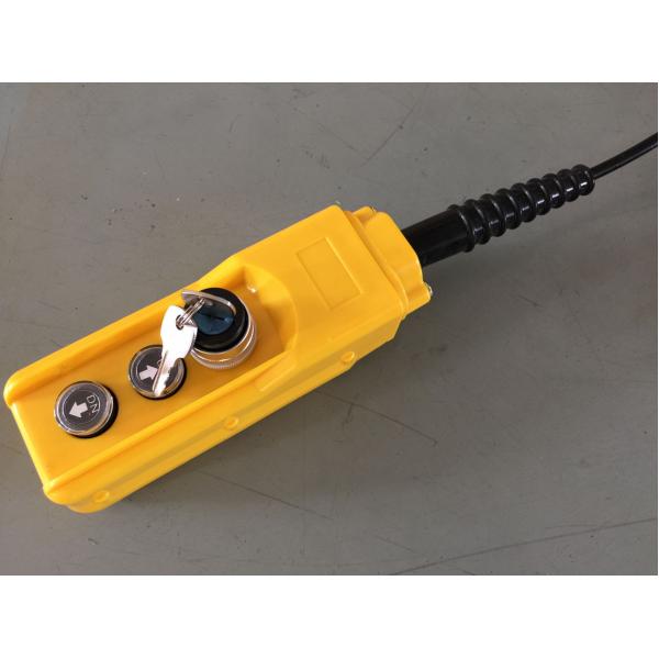 Quality Mini Hydraulic Power Pack Components KGY-3 2 Buttons 3 Wires Remote with on / off key for sale