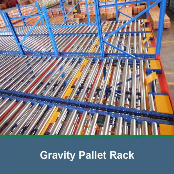 Quality Gravity Pallet Flow Racks Gravity Racking Warehouse Storage Racking Gravity Rack for sale