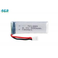China Intelligent RC Clipo Battery Pack 20C 721855 3.7 Volt 500mAh Pollution Free for sale