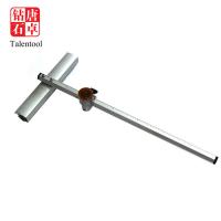 China 60-210cm Length T Type Glass Cutter Sliver Color For Cutting Large Glass factory
