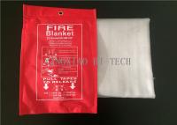 China 550℃ Emergency Fiberglass Fire Blanket PU Coated Heat Resistant 0.4 - 3.0mm Thick factory