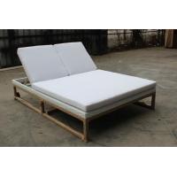 China Yoshen outdoor SS metal sun lounger rattan/wicker chaise lounger daybed-6068-1 factory