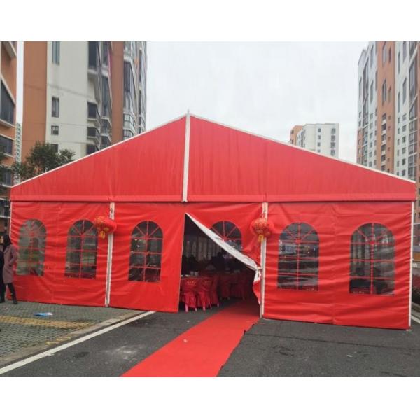 Quality High Strength Wedding Party Tent UV - Resistant 6 X 12 M With Steel Structure for sale