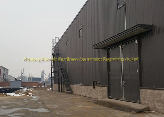 China Q345 Prefabricated Warehouse Steel Structure Garage ASTM BS DIN Standard factory