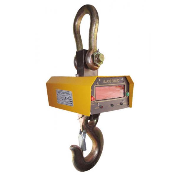 Quality Lightweight 10 Ton Steel Crane Weighing Scale With Yellow Painting for sale
