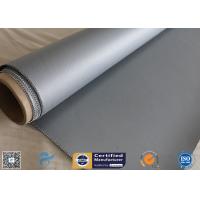 China SGS Approved 510g Silicone Coated Fiberglass Fabric 18oz 0.45mm Silicone Sheet factory