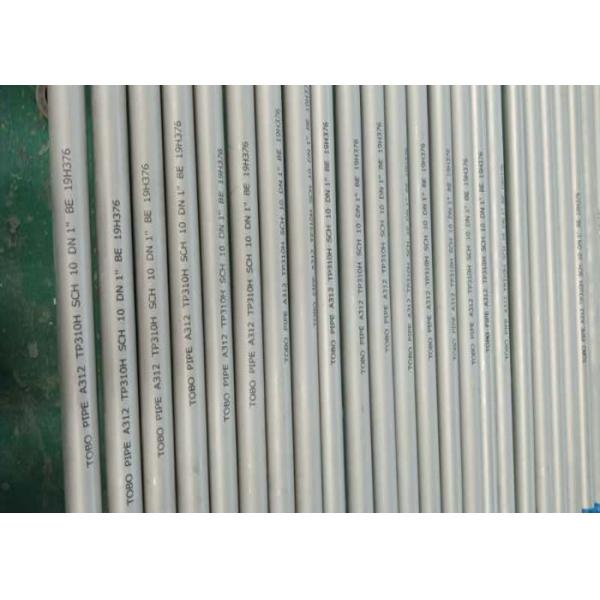 Quality Austenitic Stainless Steel Welded Pipe A312 TP 310H BE SCH 10 DN 1.1/2" Thin for sale