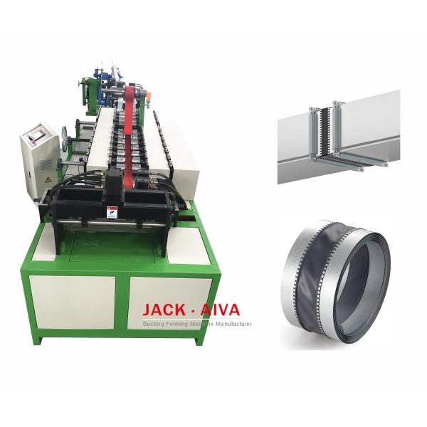 Quality HVAC Flexible Duct Connector Machine 40mm GI STEEL 3500x1300x1300mm for sale