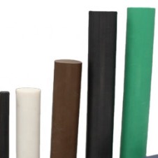 Quality Green PTFE Extruded Rod Molded PTFE Products RoHS Heat Resistant for sale