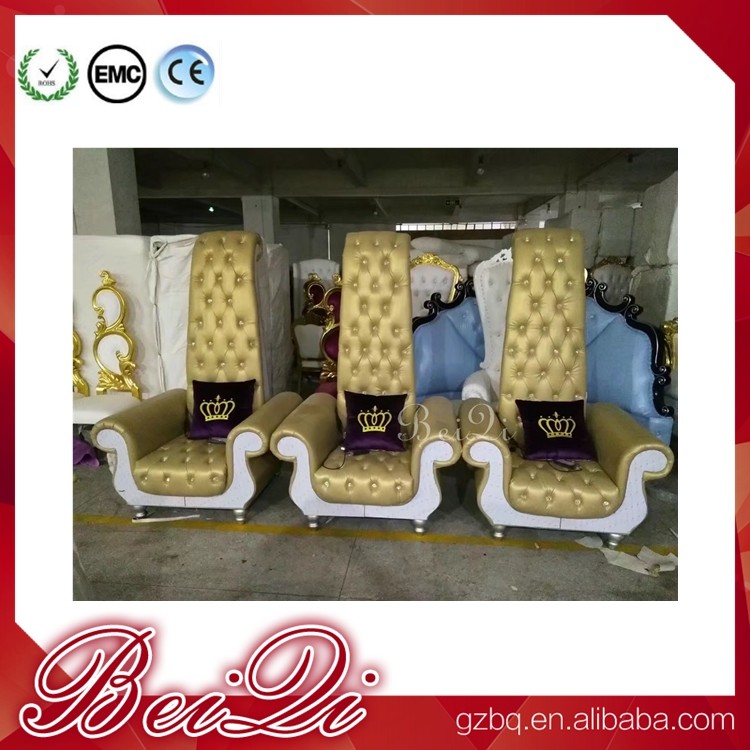 China BeiQi manicure and pedicure equipment high back cheap king throne spa pedicure chair for sale for sale