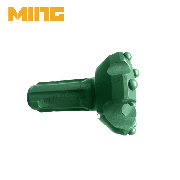 Quality 150mm Low Pressure DTH Threaded Button Bits For Rock Drilling for sale