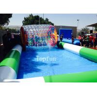 China Customized Commercial Inflatable Pool / Large Inflatable Swimming Pool For Water Roller Balls factory