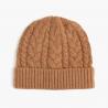 China Simple Design Soft Cable Knit Hat / Mens Cable Knit Beanie For Keep Warm factory