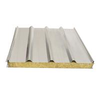 Quality OEM House Rockwool Sandwich Wall Panel 6m 7m Length for sale