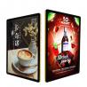 China Electroplating Surface LED Photo Frame Light Box For Retail Shop , Office factory