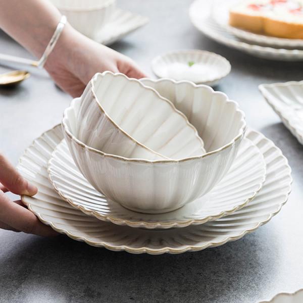 Quality Custom Porcelain Ceramic Plate Set For Restaurant Coffee Shops OEM ODM for sale