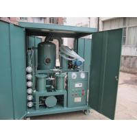 China Weather proof type vacuum transformer oil purifier, insulating oil filter machine factory