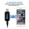 China USB Bluetooth Receiver for Car, Music Streaming Car Kit, Portable Wireless Audio Adapter 3.5mm Aux Cable factory