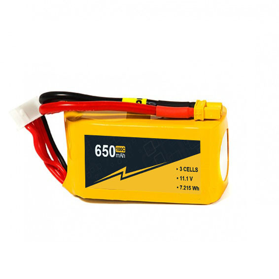 Quality 650mAh 3S High Voltage Drone Lipo Battery 11.1V  50C-100c With XT30 Connector for sale
