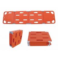Quality ABS Plastic 4 Fold Spine Board ,Medical Floating Water Rescue Plastic Folding for sale