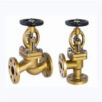 China Marine Flange Bronze Sea Water Manual 80 ℃ Unidirectional Stop Check Valve for sale