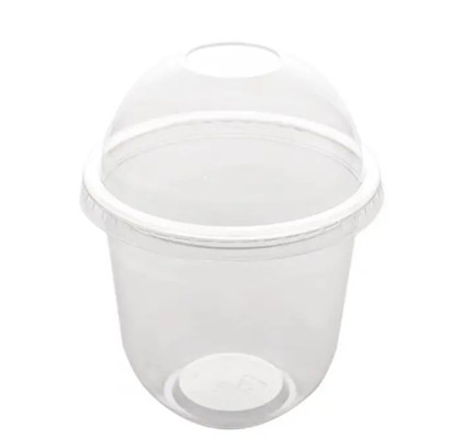 Quality 12 Oz Compostable Biodegradable Eco Friendly Cold Clear Disposable Drink Cups for sale
