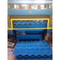 China 5 Ton Hydraulic Uncoiler G.i Coil Roof Panel Roll Forming Machine Customized Profile factory