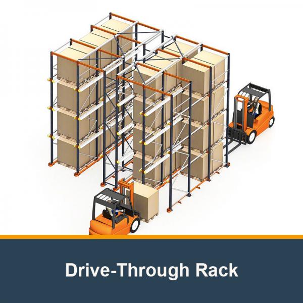 Quality Drive Through Rack Heavy Duty Pallet Rack  Warehouse Storage Racking for sale