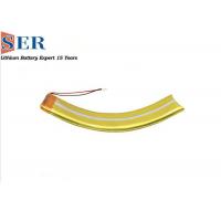 China Customizable Li Poly Battery 3.7V Flexible Curved Lithium Polymer Ion Safety Curved Lipo Battery factory