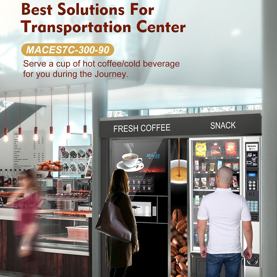 China EVA-DTS Floor Standing Coffee Machine Self Service Coffee Vending Machines factory