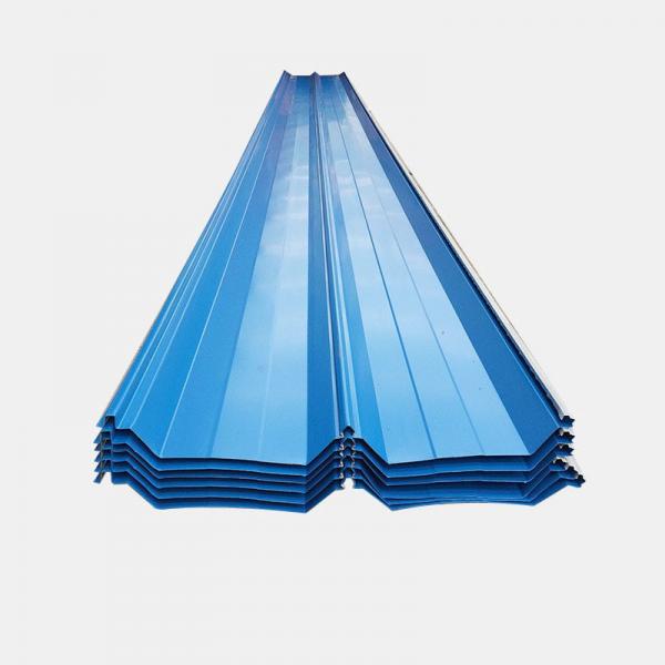 Quality DX51d Galvanized Steel Roofing Sheets Modern Building Material Blue Color Metal for sale