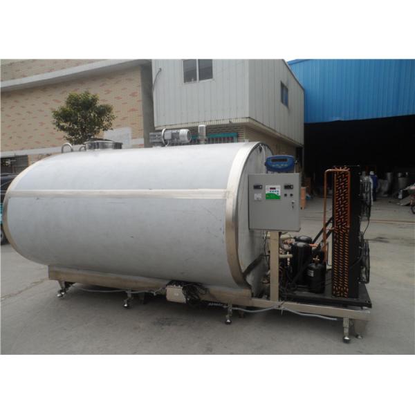 Quality 1000L 3000L Stainless Steel Milk Tank With Air Compressor Manual / Automatic Available for sale