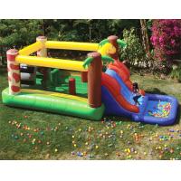 China 3 In 1 Kids Inflatable Water Slide Combo Bounce House For Resorts factory
